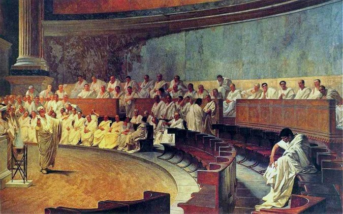 Cuando la palabra condena al corrupto, sanea los corazones y salva la institucin | Maccari, 1880
